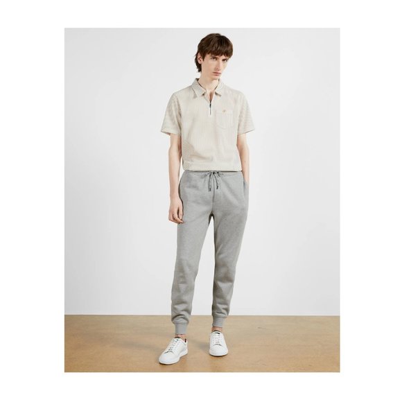 NWT Ted Baker London Unisex Adults Lynd Jersey Jogger Sz 28R Gray $150 3C493 - Picture 1 of 7
